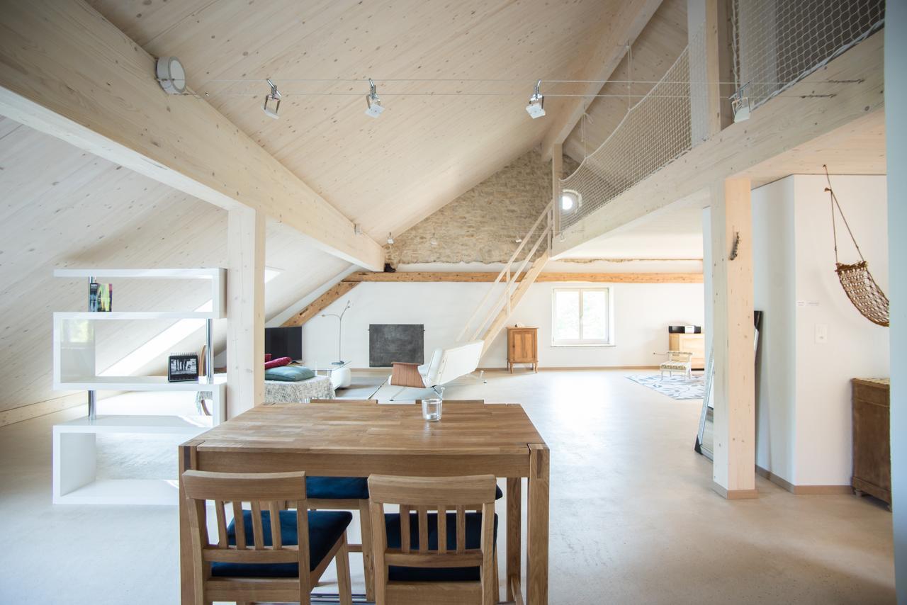 La Joux Chaupe Appartement Saint-Ursanne Buitenkant foto