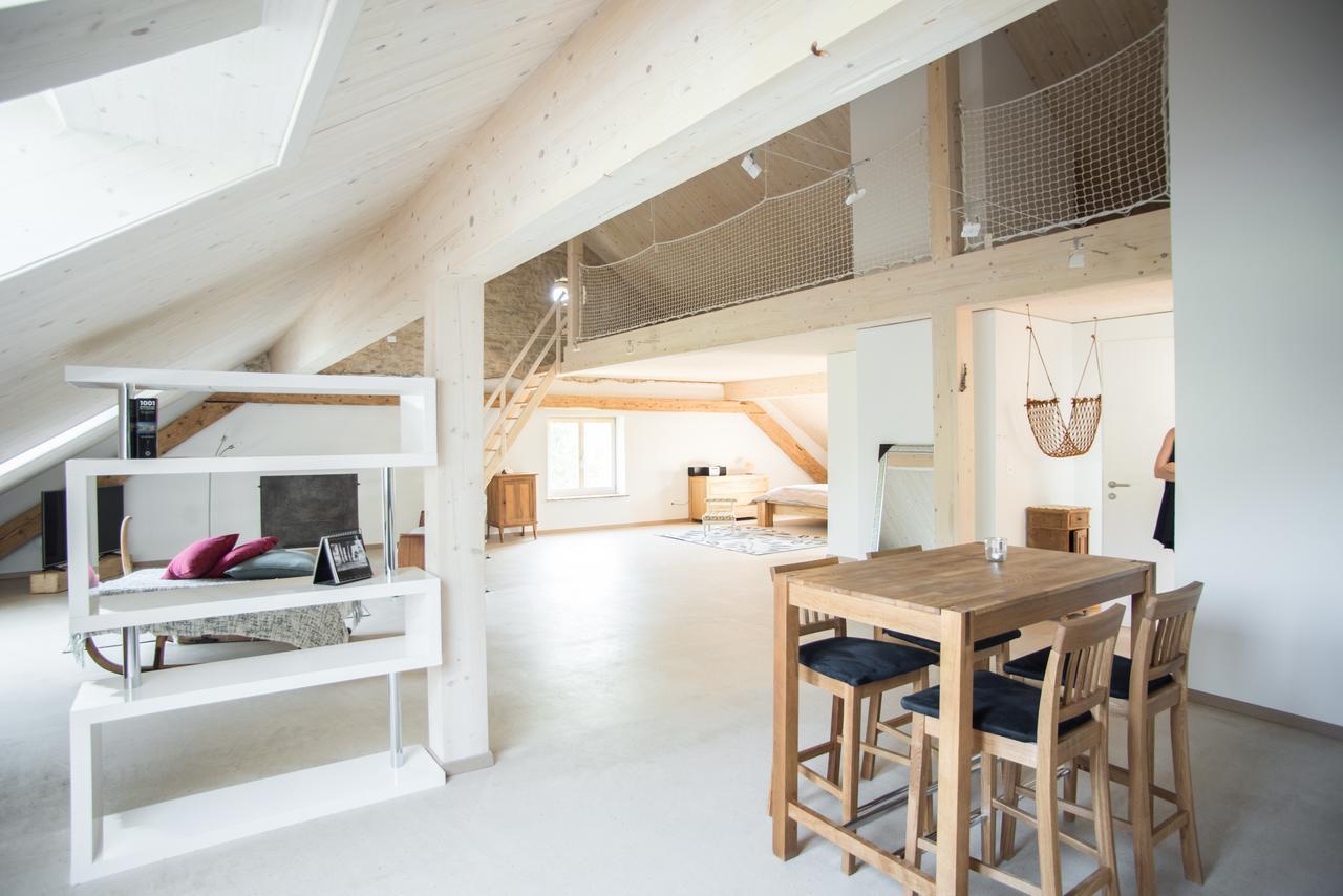 La Joux Chaupe Appartement Saint-Ursanne Buitenkant foto