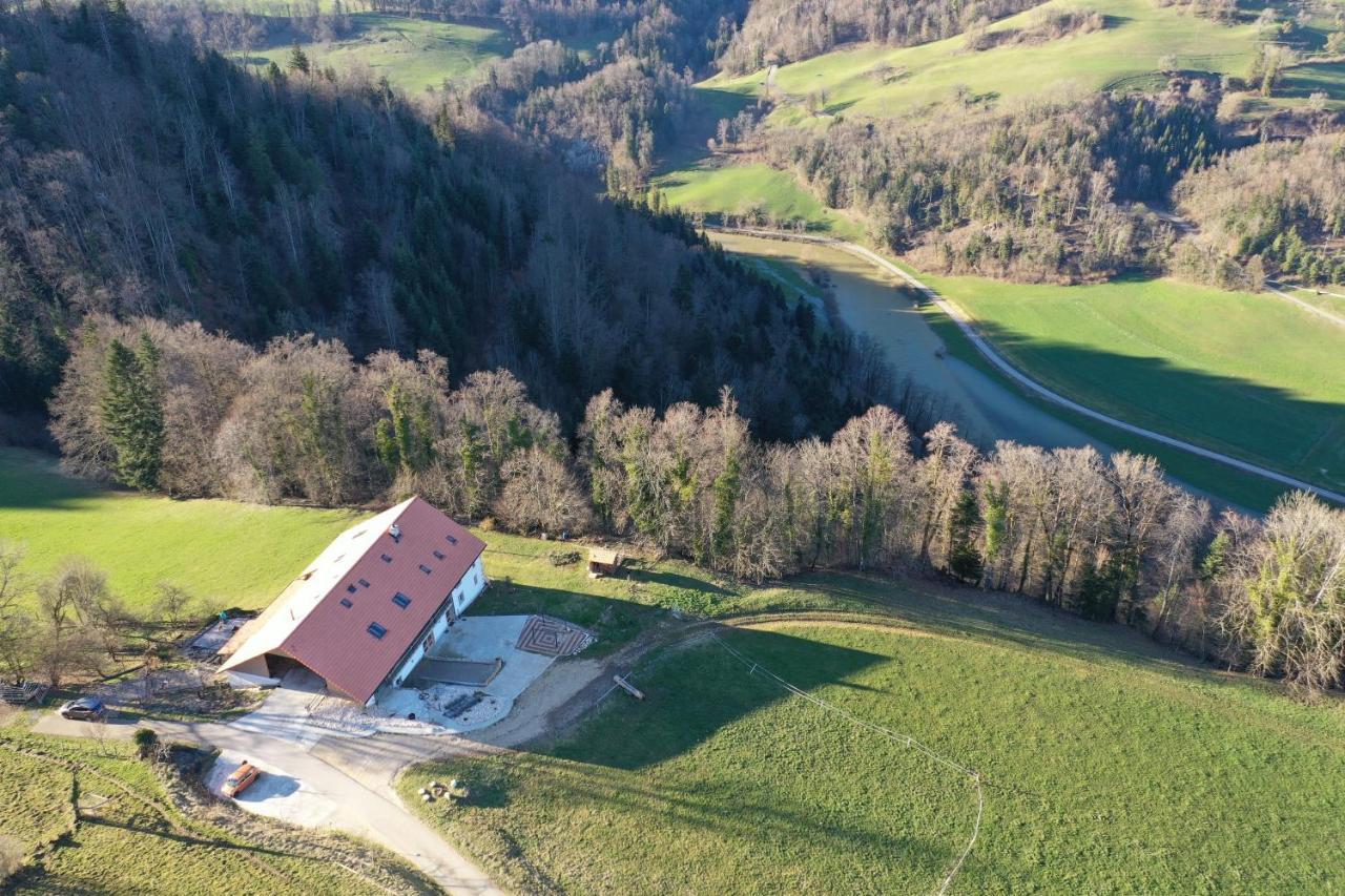 La Joux Chaupe Appartement Saint-Ursanne Buitenkant foto